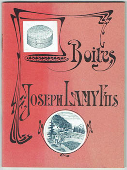 Catalogue - cheese boxes. Joseph Lamy Fils, Bois d'Amont, Jura. - Fabrique de Boites en Bois. Specialite de Boites a Fromages.