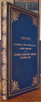[Exhibition - Melbourne 1888-9]. SMITH, R. Burdett. - Report by ... Executive Commissioner for the Centennial International Exhibition, Melbourne, 1889; with appendices and views of the New South Wales Court.