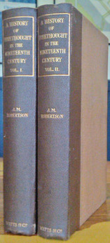 ROBERTSON, J.M. [John Mackinnon]. - A History of Freethought in the Nineteenth Century.