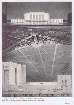BLACK, Archibald et al. - American Airport Designs - containing 44 prize winning and other drawings from the Lehigh Airports Competition ...