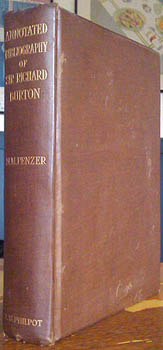 Richard Burton. PENZLER, Norman M. - An Annotated Bibliography of Sir Richard Francis Burton.