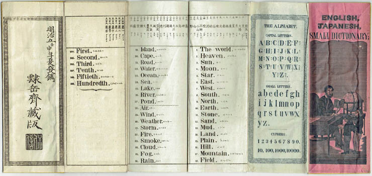 - English, Japanesh, Small Dictionary; [Eiwa haya-gaku jibiki Binran].