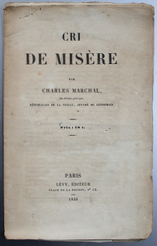 MARCHAL, Charles. - Cri de Misere.