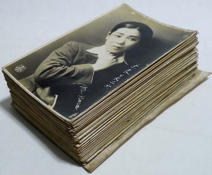 Takarazuka. - A collection of 112 bromide photo postcards of Takarazuka actors